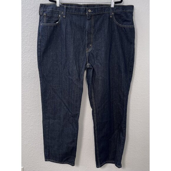 LEVI'S Mens 48x42 Dark Wash 559 Relaxed Straight Fit Red Tab Classic JEANS EUC - Picture 3 of 7